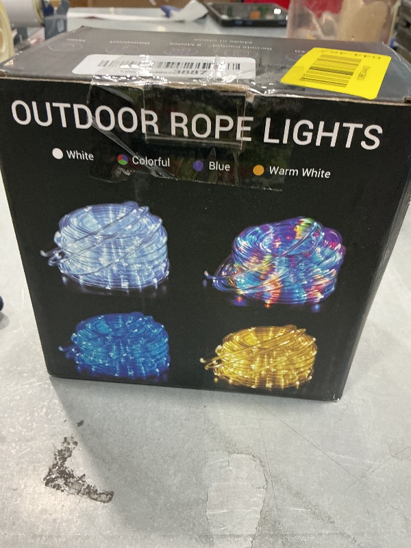 Photo 1 of [MISSING PARTS] ICRGB Trampoline Lights, 66FT 200LED 1800mAh Solar Rope Lights Outdoor, IP67 Waterproof, Solar Power Outdoor Light, 8 Modes & Timer Function, Decorative for Trampoline Camping Tent Patio Porch Garden