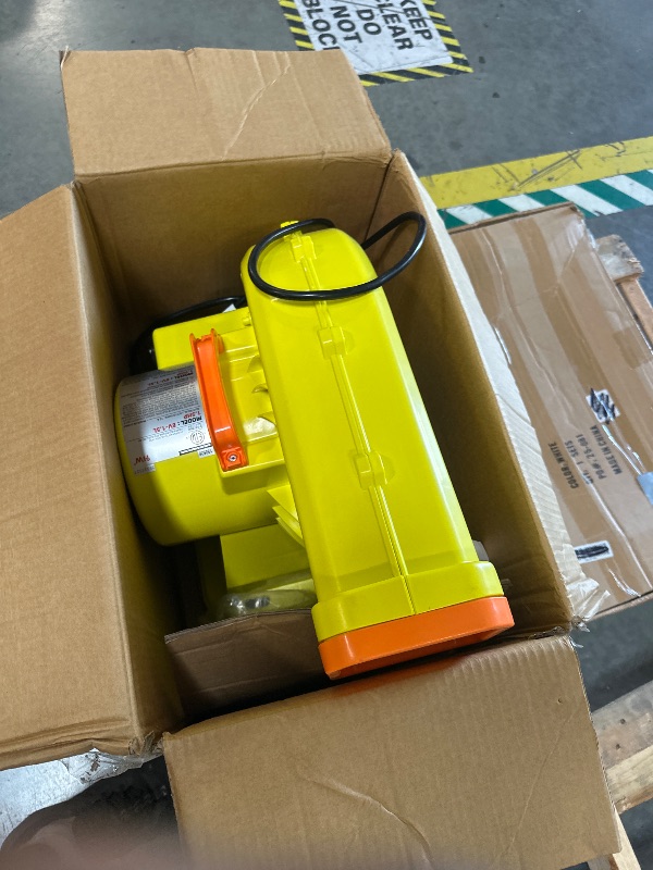 Photo 1 of 1.5HP Inflatable Air Blower for Big Inflatables, 1100W Powerful Bounce House Blower, Portable Commercial Fan Pump for Large Inflatable Bouncy Castle, Water Slide, Jumper