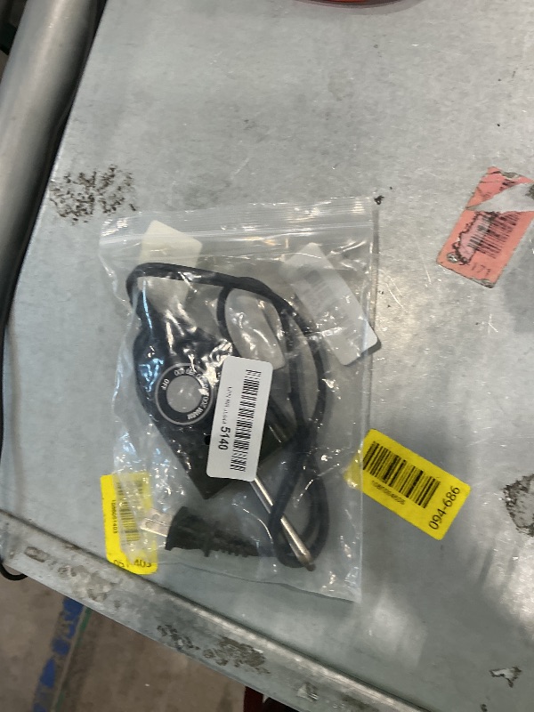 Photo 1 of 06900 Probe Temperature Control Thermostat Cord Replacement for Presto Electric Skillets Grills Griddles 0216001, 0590001, 1 & 3/8" Spacing Between Terminals Electric Heat Probe Control 125V10A