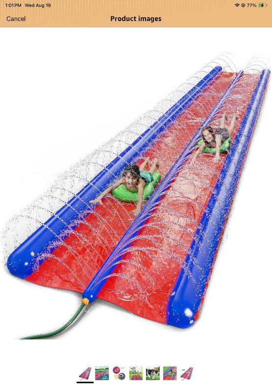 Photo 1 of
Giant Backyard Water Spraying Slip Splash and Slide, 25 Feet Slide with 2 Inflatable Sliding inflatables