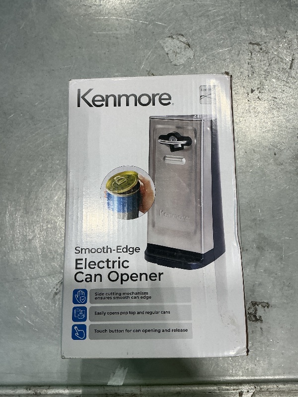 View 3 of [SOLD FOR PARTS] Kenmore Electric Can Opener - Silver/Black