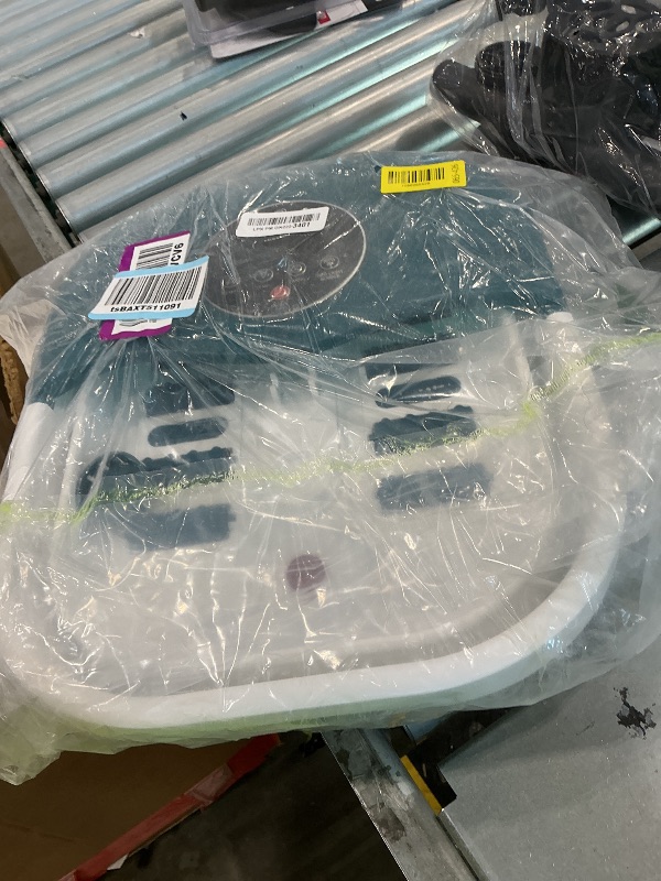 Photo 1 of [HEAVILY USED] SPA4PIEDS Collapsible Heated Foot Spa Bath (Green)