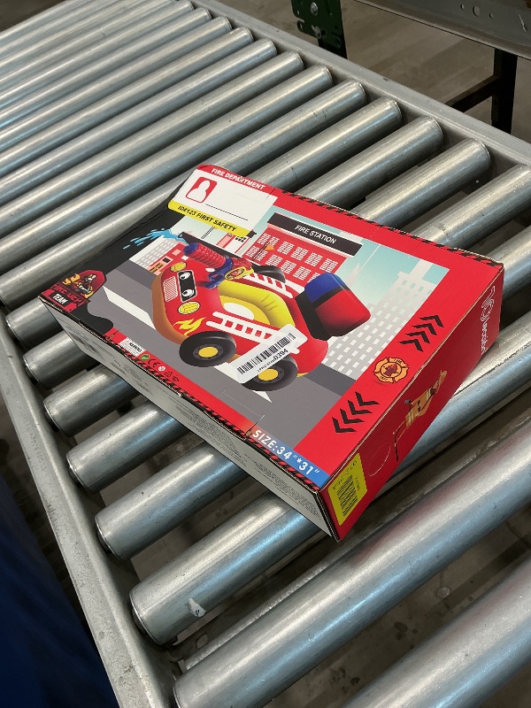 Photo 1 of 10Leccion Fire Truck Pool Float with Water Gun