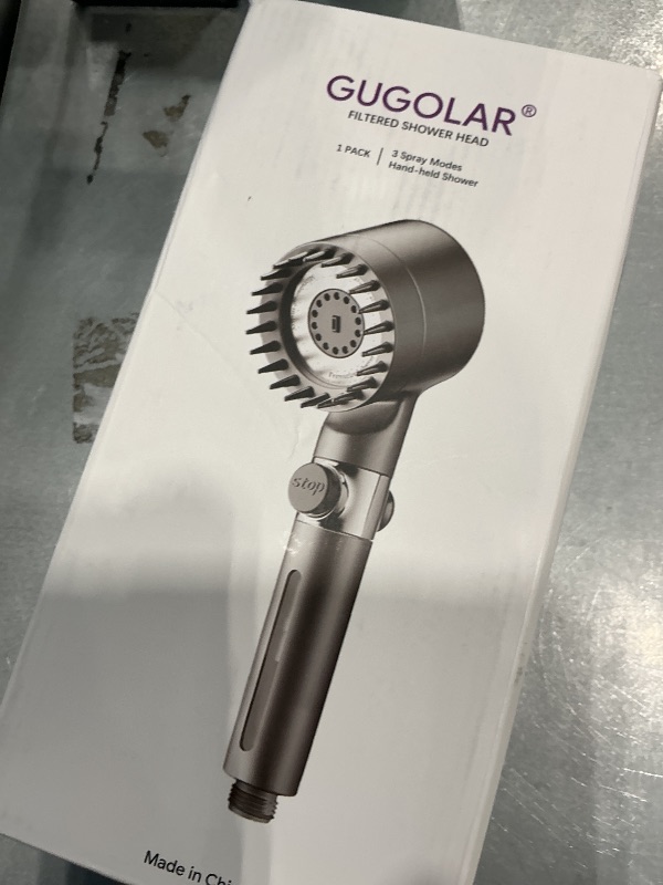 View 2 of [Defective] GuGoLar Filtered Handheld Shower Head