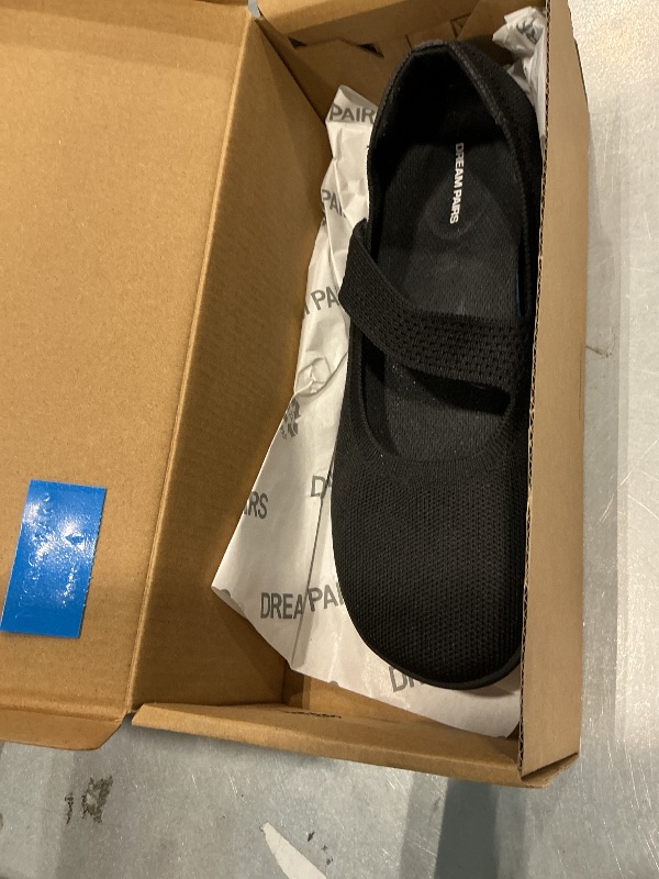 Photo 1 of **View Clerk Notes**DREAM PAIRS Women's Mary Jane Wide Toe Ballet Flats,Black,9.5