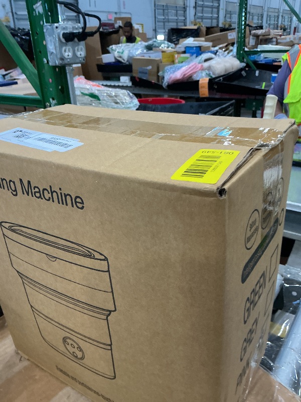 Photo 1 of [MISSING PLUG] WLZRNZO Portable Washing Machine, 20L, Beige