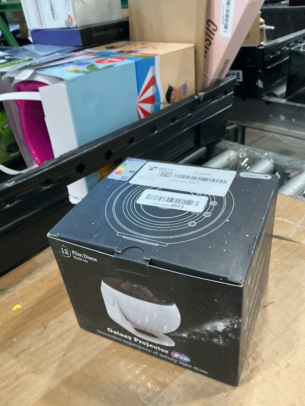 View 2 of [DAMAGED] Galaxy Projector Night Light for Bedroom, 13-in-1 Planetarium Projector