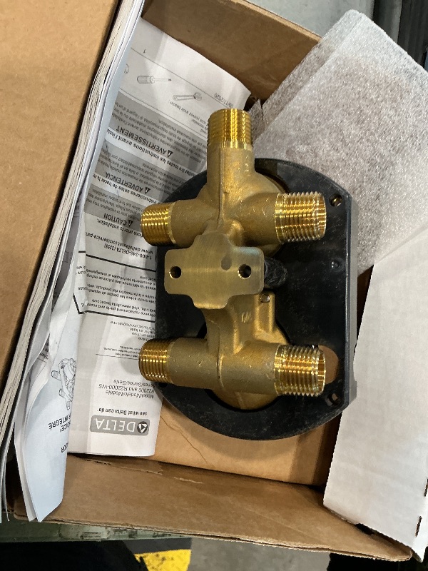 Photo 1 of DELTA FAUCET Other MultiChoice Universal Integrated Shower Diverter Rough Universal Inlets/Outlets, Champagne Bronze