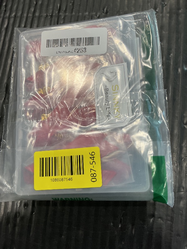 Photo 1 of 100 Pieces Red Satin Awareness Ribbons with Safety Pins Ribbons are Suitable for Various Public Welfare Activities 1.4 * 3.1 inch (Red)