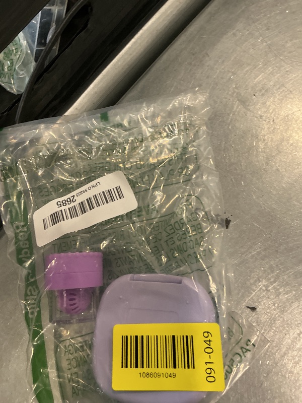 Photo 1 of *****MISSING CASE*****Vastsoon Contact Lens Case with Cleaner Washer, Travel Size Cute Colored Contact Lenses Applicator Removal Tool Kit with Mirror Solution Bottle for Daily Outdoor (Purple)