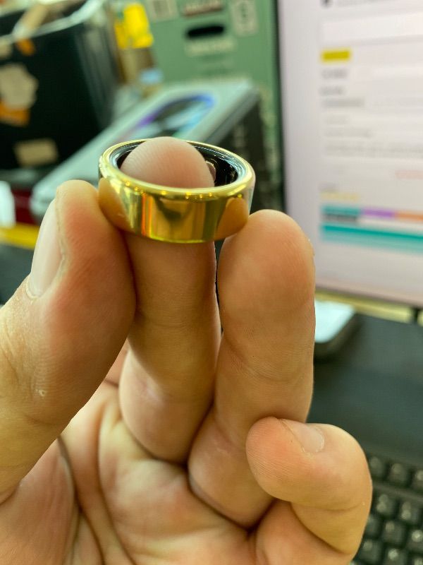 Photo 1 of [GOLD] Oura Ring 5 - Gold - Size 10 - World’s Smallest Smart Ring - Sleep, Activity, Women’s Health, AI Advisor, 1 Week of Battery Life, Size Before You Buy, Android & iOS Compatible