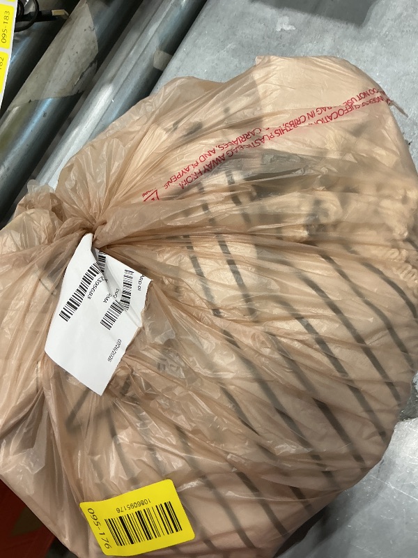 Photo 1 of [USED] AmazerBath Boho Shower Curtain, Modern Farmhouse Shower Curtain Set with Tassels, Rustic Faux Linen Green Striped Shower Curtain with Hooks, Light Tan Toned, 72x72 Inches
