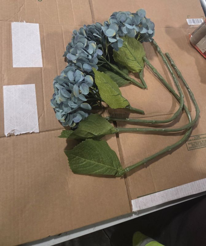 Photo 1 of ***SIMILAR****Hollyone Blue Hydrangea Artificial Flowers, 28.7"