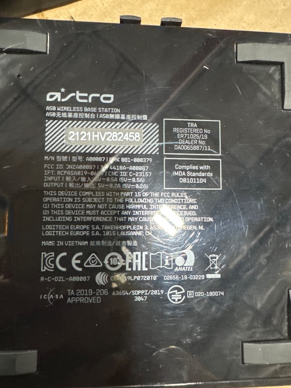View 3 of ASTRO Gaming A50 Wireless Headset with Base Station (Gen 4, Black)