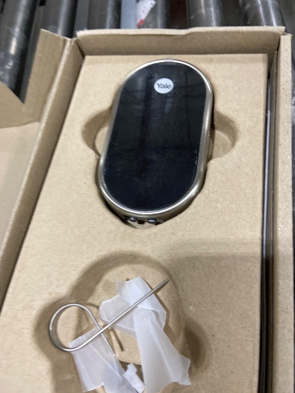 View 4 of Google Nest x Yale Lock - Tamper-Proof Smart Lock for Keyless Entry - Keypad Deadbolt Lock for Front Door - Satin Nickel