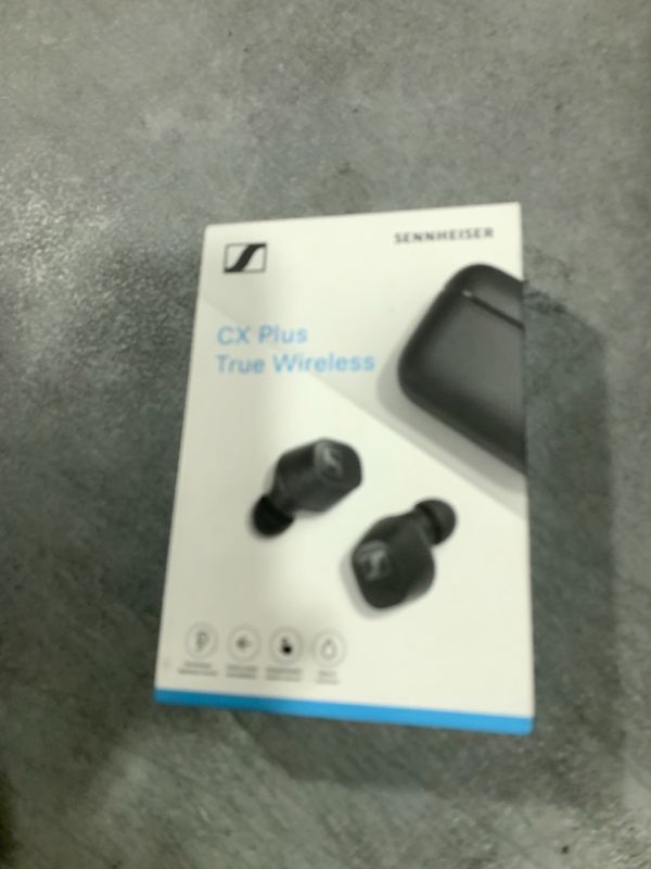 View 3 of Sennheiser CX Plus True Wireless Earbuds - Black
