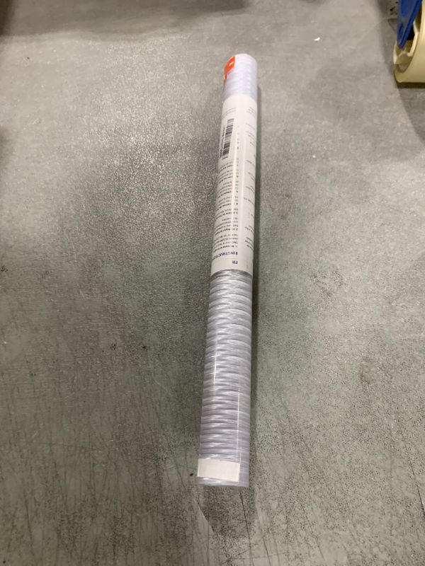 View 2 of Haton Reeded Frosted Glass Window Film 17.5" x 78.7"