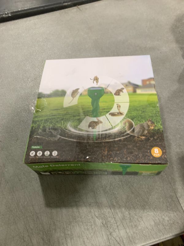 View 2 of BORHOOD Ultrasonic Mole Repellent Stakes - 8 Pack