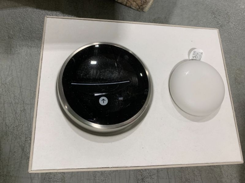 View 2 of Google Nest Learning Thermostat (4th Gen) with Sensor