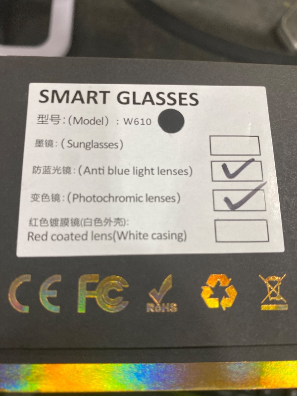 View 4 of 2026 AI Smart Glasses with Camera,8MP 4K Camera Glasses, Supports AI Voice Control/Photo/Video/Audio Recording, Bluetooth Glasses with 133 Translation, Photochromic Lenses Blue Light for Men & Women