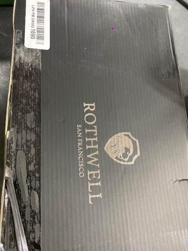 Photo 1 of ROTHWELL Double Watch Winder for Automatic Watches with Quiet Motor with Multiple Speeds and Rotation Settings (Black/Red)