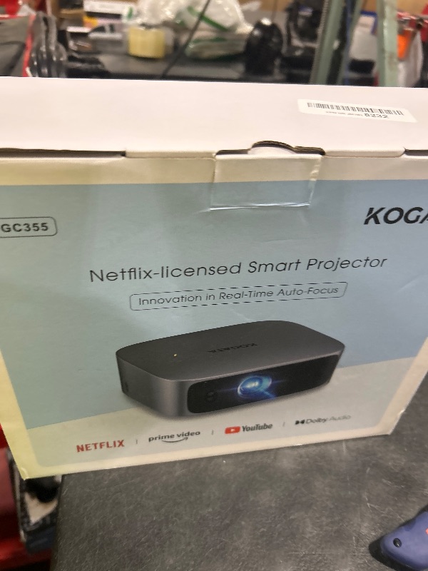 View 4 of Short Throw Projector 4K with Built-in Apps AI Auto Focus