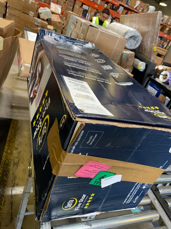 Photo 1 of Serta Five Star Mattress Tranquility 10" Medium, Zoned Lumbar Support, Pressure Relief, Cooling Foam, Bed in a Box Full Size Mattress, 100 Night Trial, 10-Year Limited Warranty