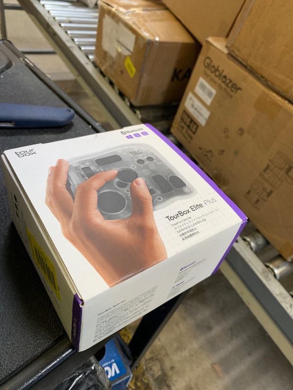 Photo 1 of TOUR BOX Elite Plus - iPad Drawing Bluetooth Controller, Video Editing Photo Color Grading Speed Editor, Programmable Creative Console Keyboard for DaVinci Procreate Adobe Softwares and More