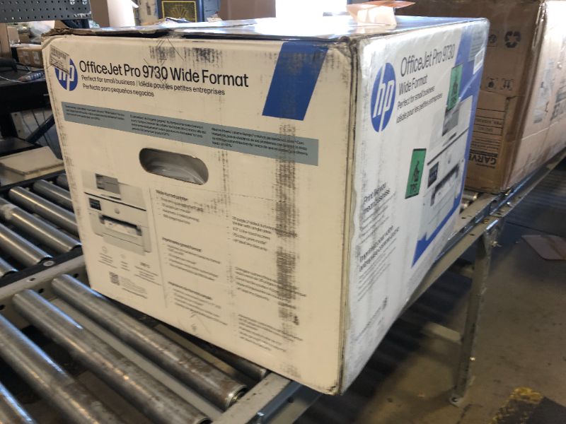 Photo 1 of HP OfficeJet Pro 9730 Wide-Format Wireless All-in-One Color Inkjet Printer, Print, scan, Copy, fax, up to 11x17 ADF, Duplex Print/scan, Best-for-Office, 3 Month Trial of Instant Ink Included(C2WH0A)