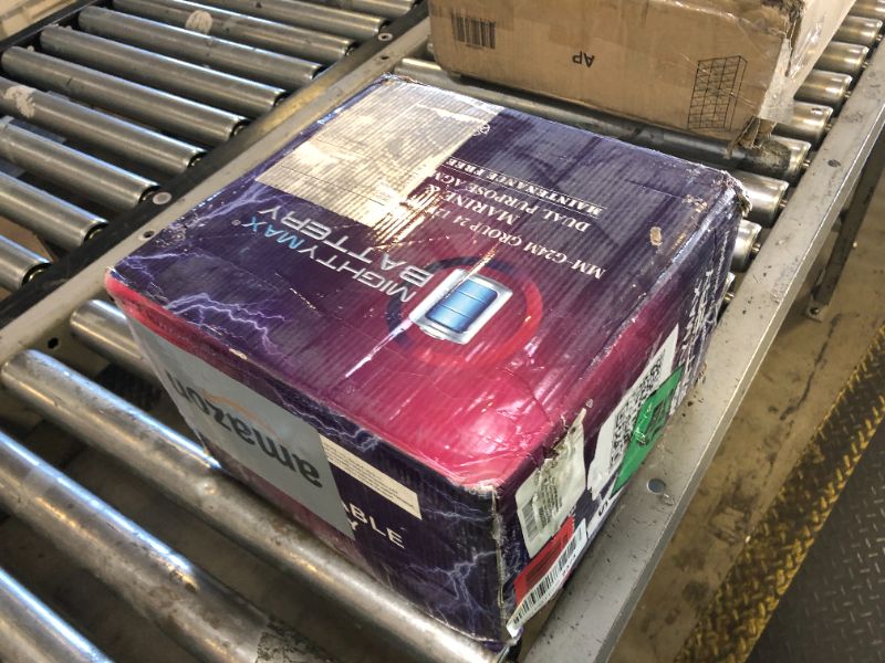 Photo 1 of Mighty Max Battery MM-G24M, 12V 90Ah, Group Size 24M Deep-Cycle Marine AGM, Dual-Purpose Starting & Deep Discharge, 550 CCA, 700 MCA, 145 RC, Spill-Proof Maintenance-Free Battery