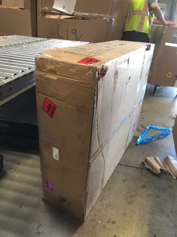 Photo 1 of MR Mobile Baseball Batting Cage 24ft, Portable Heavy-Duty Baseball Hitting Cage w/Wheels, Wheel-Based Softball Batting Cage, Fully Enclosed Batting Cage Tunnel Complete Kit w/Frame and Netting