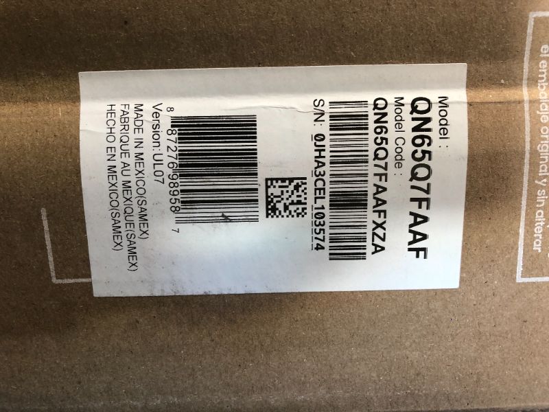 Photo 1 of Samsung 65-Inch Class QLED Q7F Series Samsung Vision AI Smart TV (2025 Model, 65Q7F) Quantum HDR, Object Tracking Sound Lite, Q4 AI Gen1 Processor, 4K upscaling, Gaming Hub, Alexa Built-in