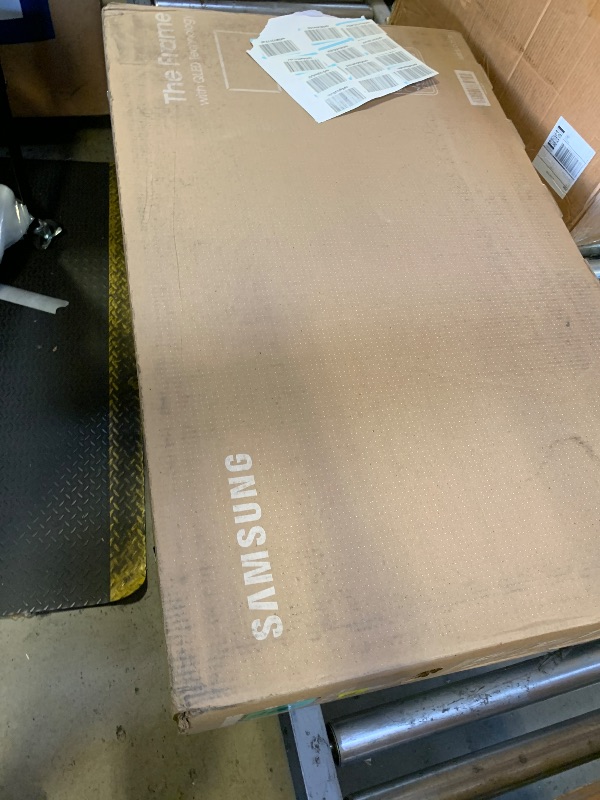 Photo 1 of Samsung 43-Inch Class The Frame LS03F 4K QLED Smart TV (2025 Model) Slim Fit Wall Mount, Modern Frame Design, NQ4 AI Gen2 Processor, Art Mode, Artful Picture Quality, Samsung Vision AI, Alexa Built-in