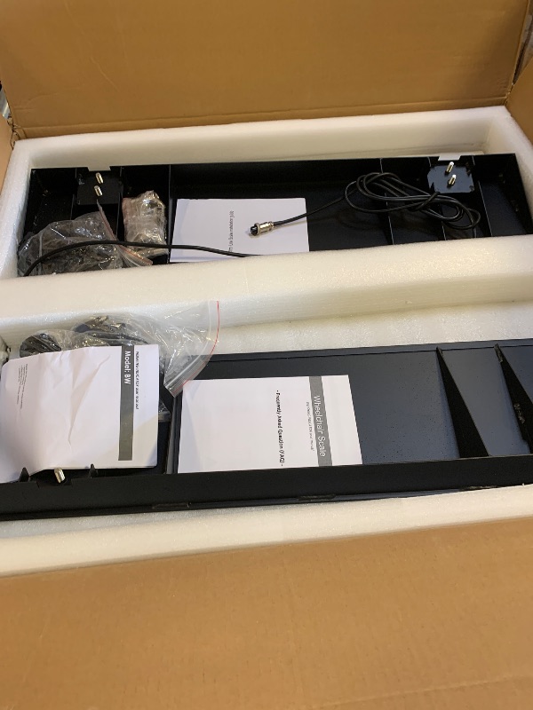 Photo 1 of Wheelchair Scale with Dual Detachable Extended Ramp for Home Use Medical Portable Light Weight Digital Scale 1000x0.1lb Precision