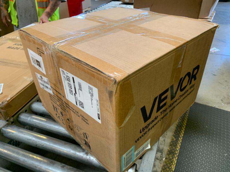Photo 1 of VEVOR Drain Cleaner Machine 50 FT x 5/16 Inch, Sewer Snake Auger with 228RPM Electric Drill, Manual Feed Drain Cleaning Machine with 6 Cutters & Air-activated Foot Switch for 2" to 4" Pipes