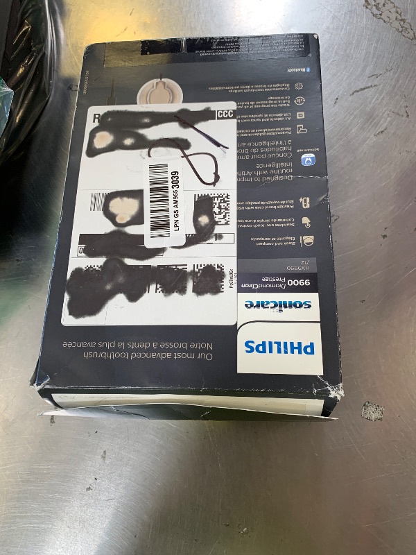 Photo 1 of Philips Sonicare DiamondClean 9900 Prestige Electric Toothbrush - with SenseIQ Technology and Advanced AI App, 5 Brushing Modes, 3 Intensity Levels, Charging Travel Case,Midnight Blue, Model HX9990/12