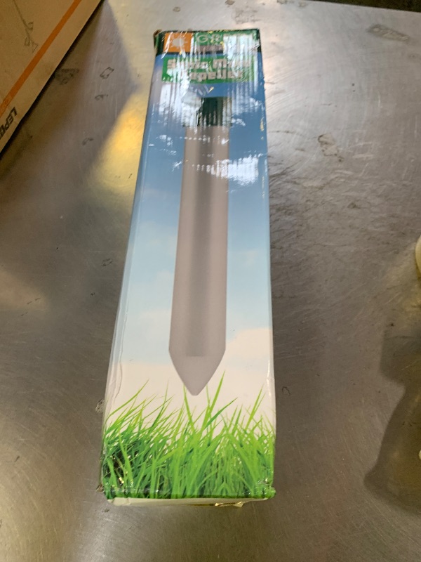 Photo 1 of 4 Pack Sonic Mole Chaser - Battery Operated Pest Repeller Stake, Scares Away Moles, Voles, Gophers and Rats by GreenLighting (Metal & Green)