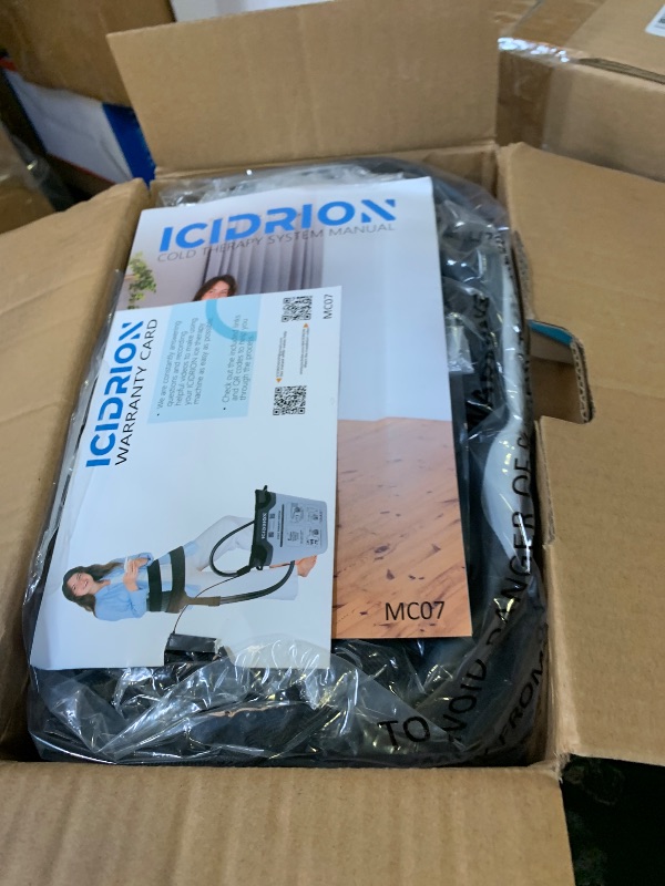 Photo 1 of ICIDRION Quiet Ice Machine for Hip After Surgery, Programmable & Portable