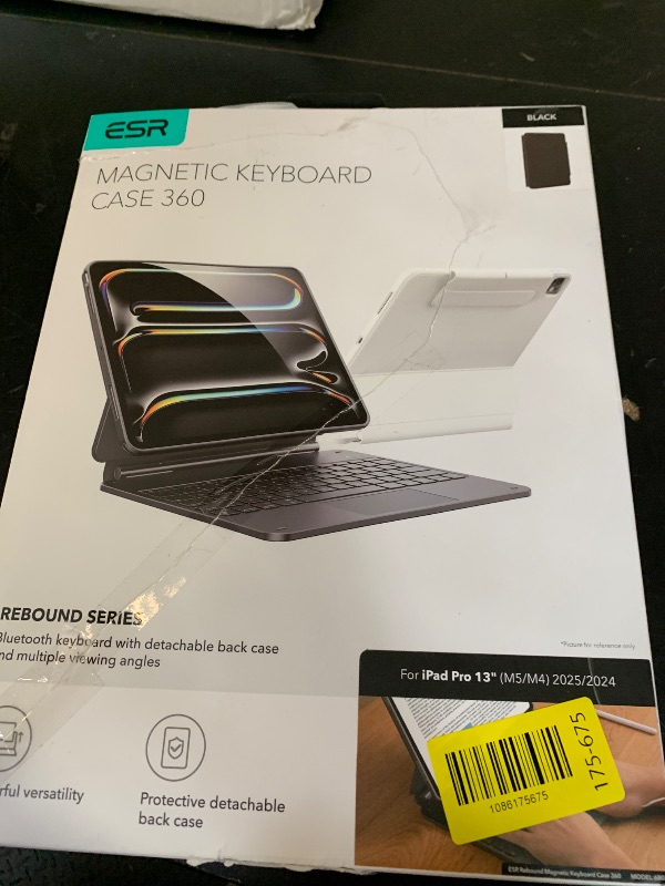 Photo 1 of ESR for iPad Pro 13 Inch Case with Keyboard M5/M4,Multi-Mode Magnetic Stand