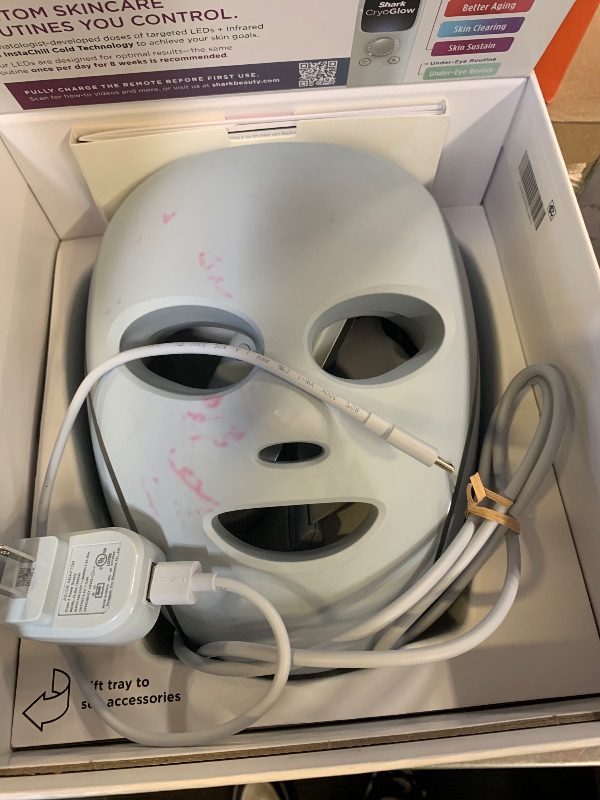 Photo 1 of Shark CryoGlow LED Face Mask in Blue Frost, FW312