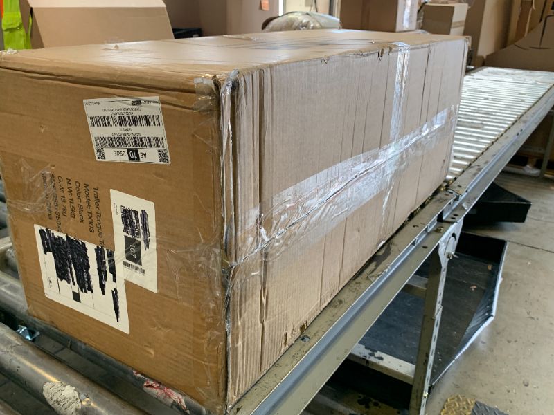 Photo 1 of MAJOR DAMAGE0--------------------------------------SELLING FOR PARTS-----------------------------------VEVOR Trailer Tongue Box, Heavy Duty Trailer Tongue Tool Box Storage Organizer, Utility Tool Chest for Pickup Truck Bed, RV, SUV, Off-Road Vehicle, Stee