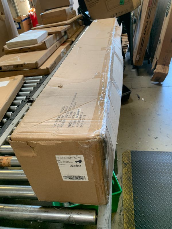 Photo 1 of Amazon Basics Smart Box Spring Bed Base, 9-Inch Height Sturdy Mattress Foundation, Strong Metal Support, Tool-Free Easy Assembly, King, 79"L x 75.5"W x 9"H, White