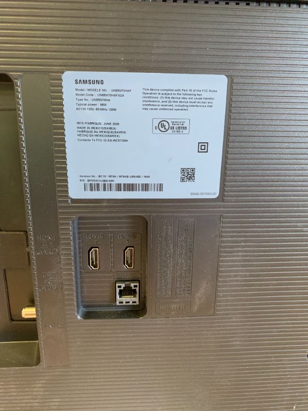 Photo 1 of Samsung 55-Inch Class Mini LED M70H Series Samsung Vision AI Companion Smart TV (2026 Model, 55M70H) Processor 4K, Pure Spectrum Color, Motion Xcelerator + DLG 120Hz