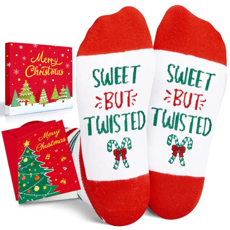 Photo 1 of Size XL (10-12y) Christmas Gifts Socks - Secret Santa Candy Socks Stocking Stuffers