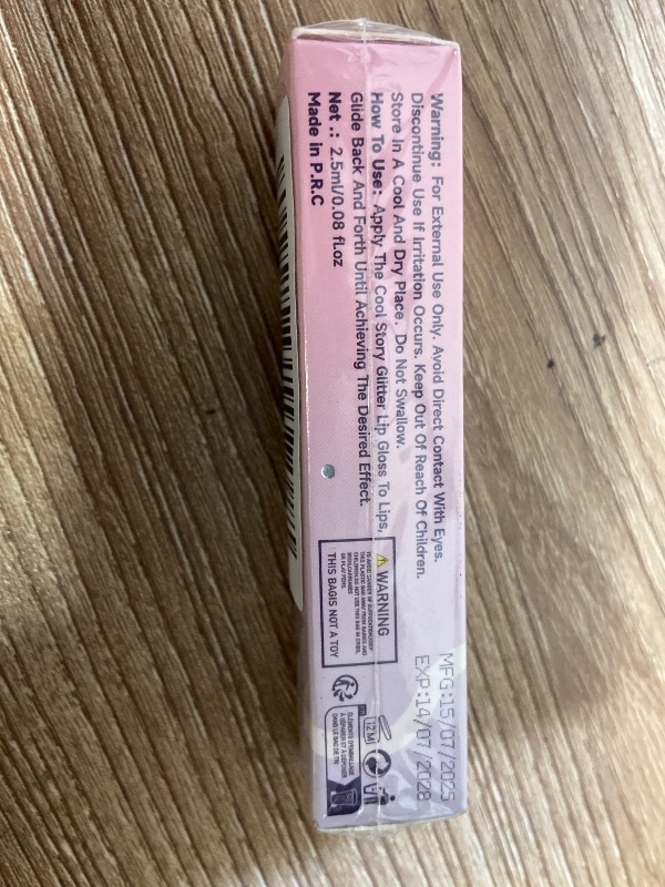 Photo 1 of Kaely Hydrating Glitter Lip Gloss, Moisturizing Shimmer Liquid Lipsticks for Women, High Shine Lip Stain Makeup Long Lasting Waterproof, Vegan & Cruelty-Free, 06