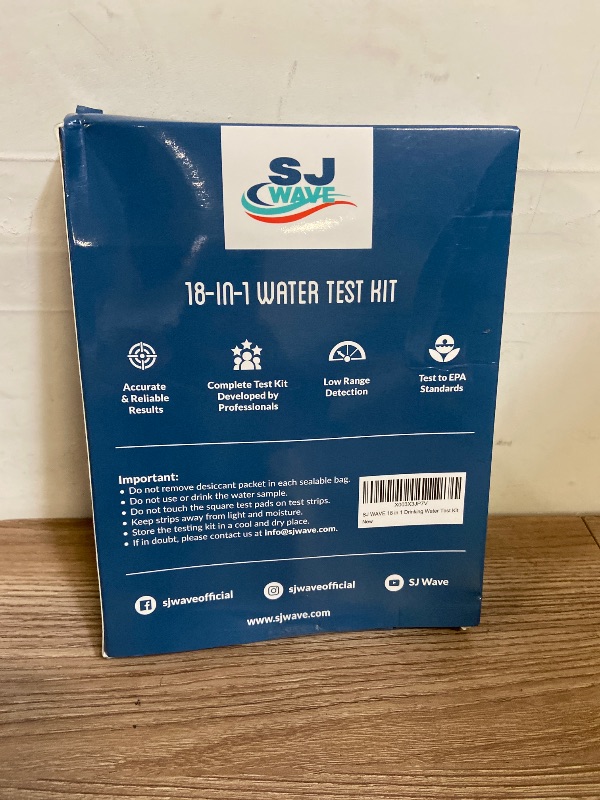 Photo 1 of 18 in 1 Water Testing Kits for Drinking Water - High Sensitivity Water Test kit Detect 5 Sensitive Tests: Ph, Iron, Lead, & 13 Essential Parameters for Aquariums, Pools, & Drinking Water-lead Test Kit