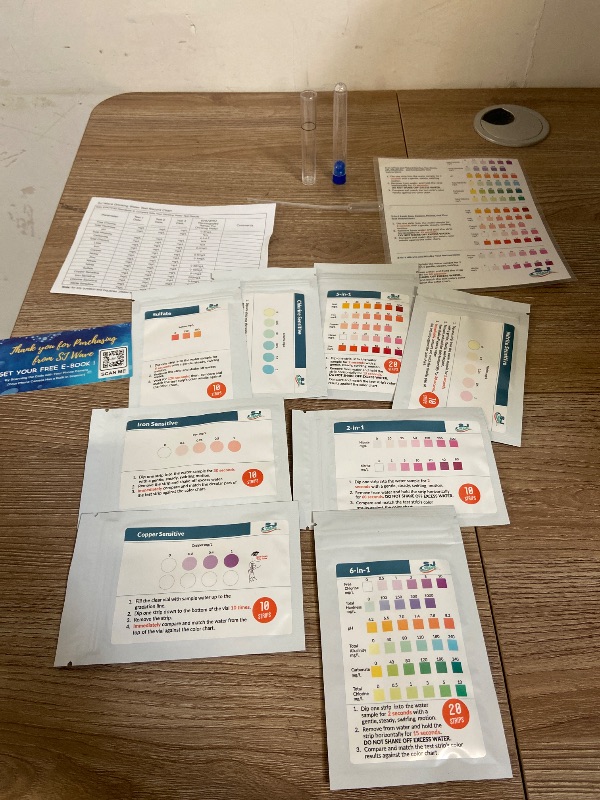 Photo 1 of 18 in 1 Water Testing Kits for Drinking Water - High Sensitivity Water Test kit Detect 5 Sensitive Tests: Ph, Iron, Lead, & 13 Essential Parameters for Aquariums, Pools, & Drinking Water-lead Test Kit