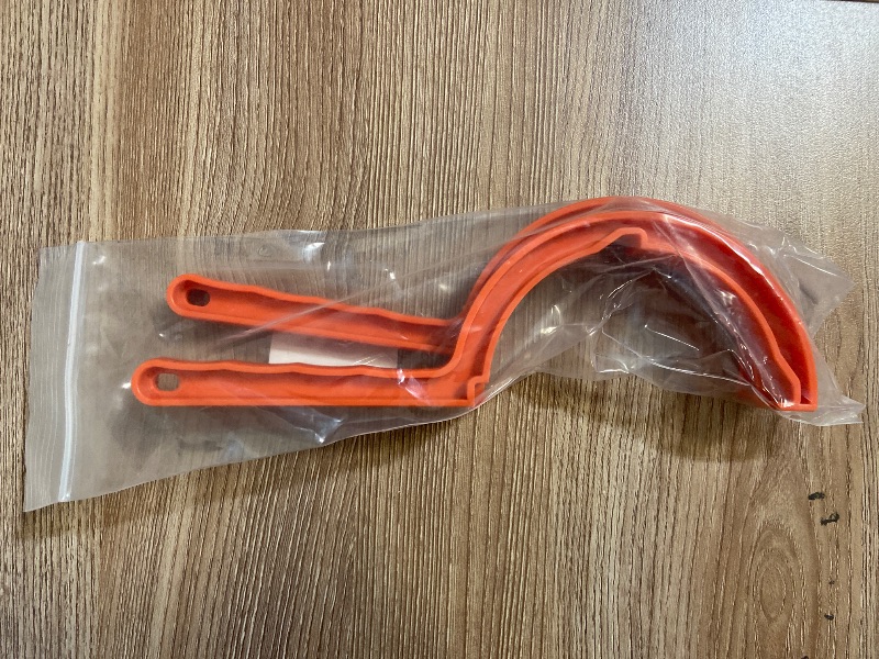 Photo 1 of Camco RhinoFLEX RV Sewer Hose Wrenches, 2-Pack, Orange