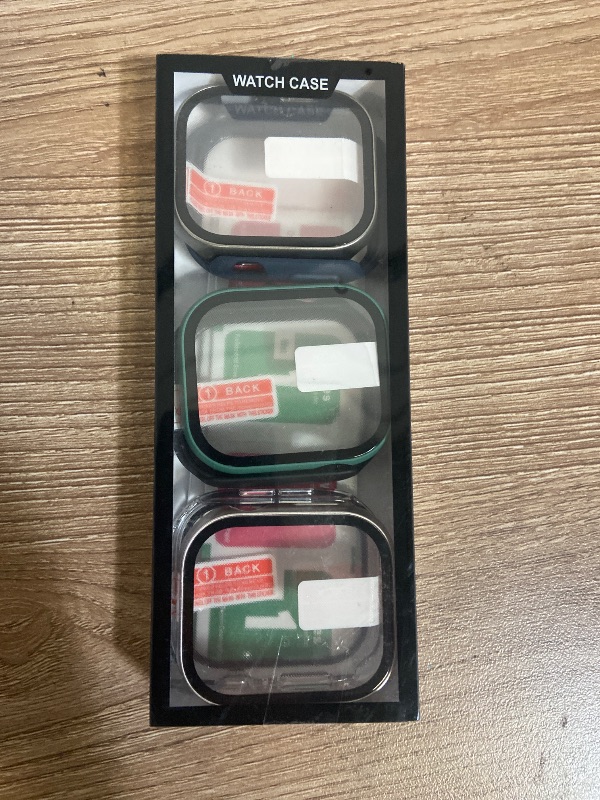 Photo 1 of 6-Pack Case Compatible with Apple Watch Series 9 8 7 41mm with Tempered Glass Screen Protector, Ultra-Thin Hard PC Full Protective Face Cover Bumper for iWatch 41 mm
