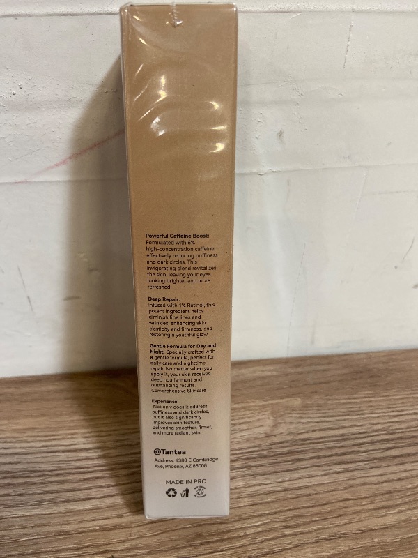 View 4 of 6% Caffeine Eye Cream for Dark Circles & Puffiness, 1% Retinol Eye Serum for Under Eyes Bags, Anti-Aging Eyes Cream for Men and Women